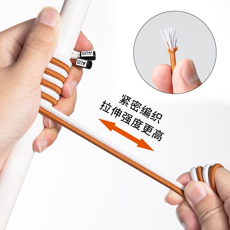 Эластичные шнурки без завязывания с металлической пряжкой - Легкие ленивые шнурки AUS