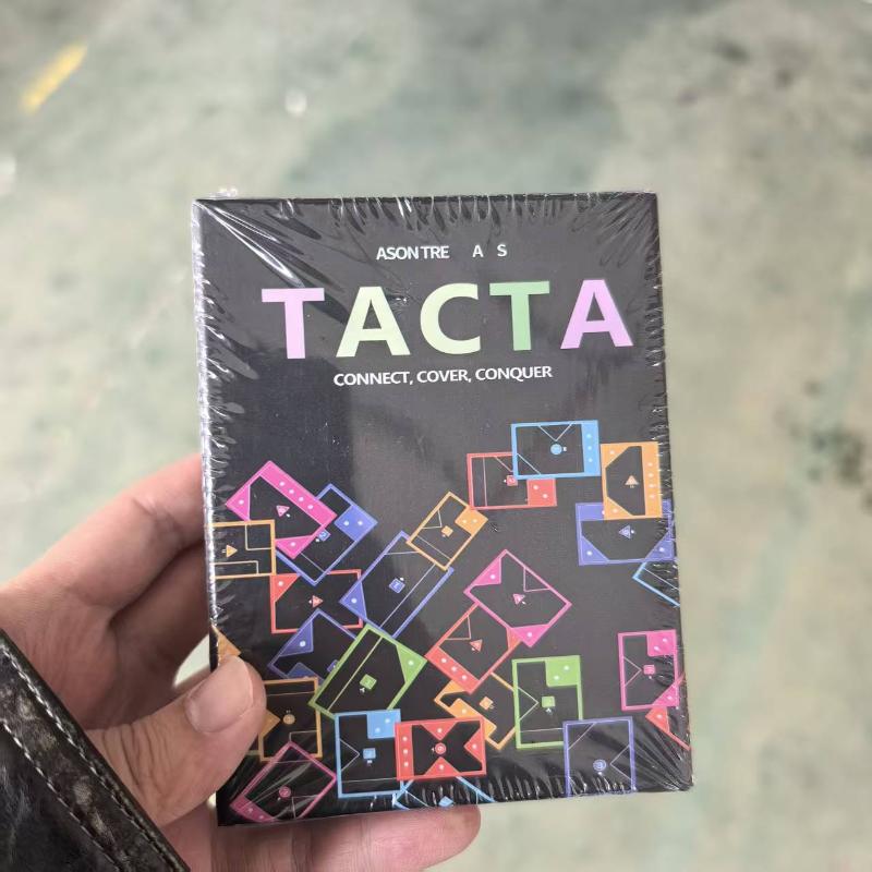 1 Набор Настольная игра Tacta 2-6 игроков Быстрая карточная игра Веселая стратегия Сопоставление форм Вечеринка Семейные посиделки Досуг Карты