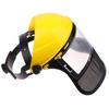 Garden Grass Trimmer Safety Helmet Hat With Full Face Mesh Protective For Brush Cutter Chainsaws Hedge Trimmers
