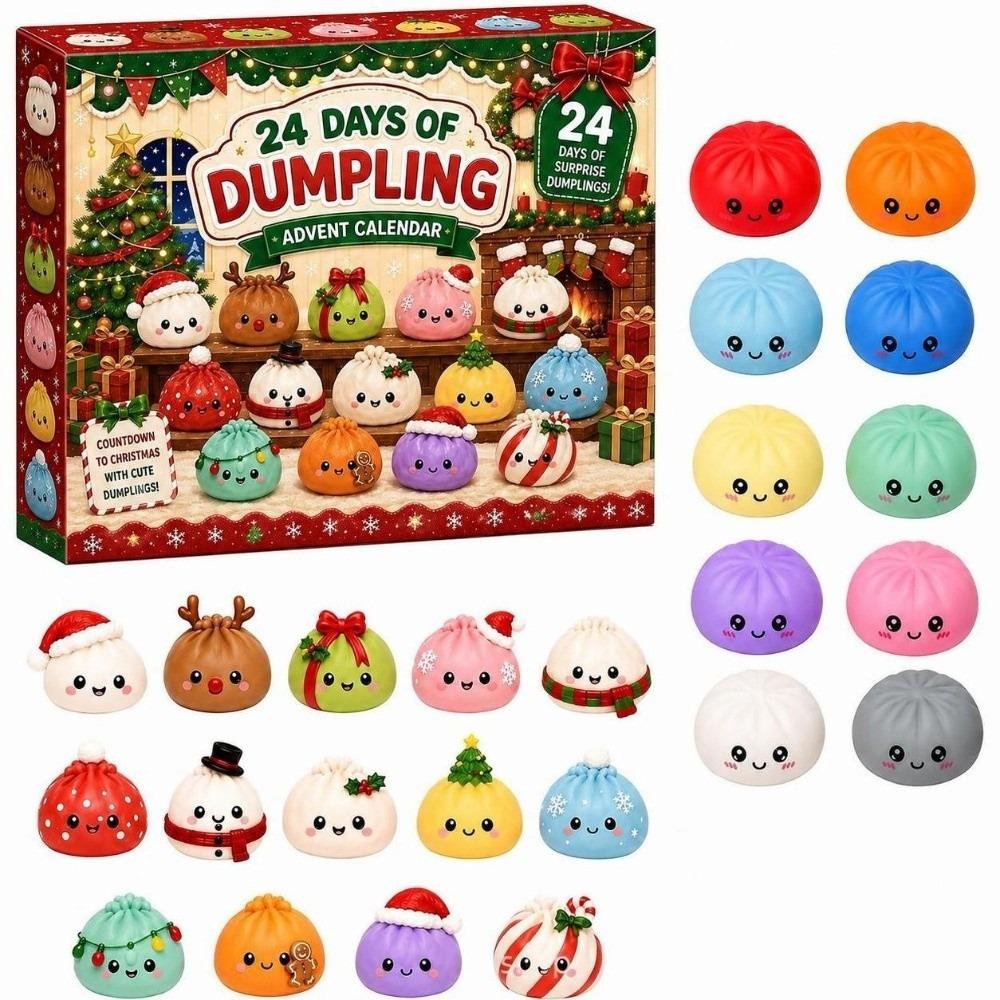 Soft Mystery Dumplings Toy Fidget Dumpling Dough Ball Blind Box  for Kids&Adults