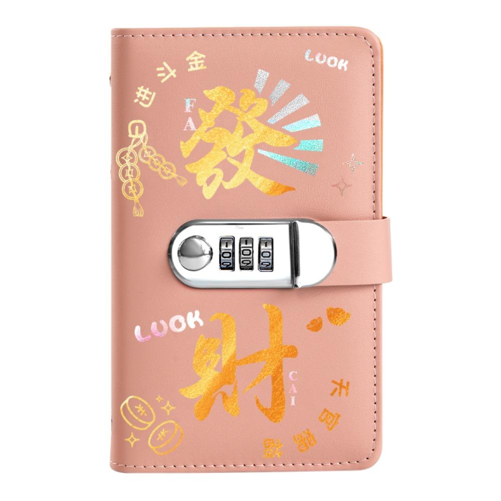 Папка-регистратор из искусственной кожи с замком на 50 листов, органайзер для планирования, бухгалтерская книга, нержавеющая сталь