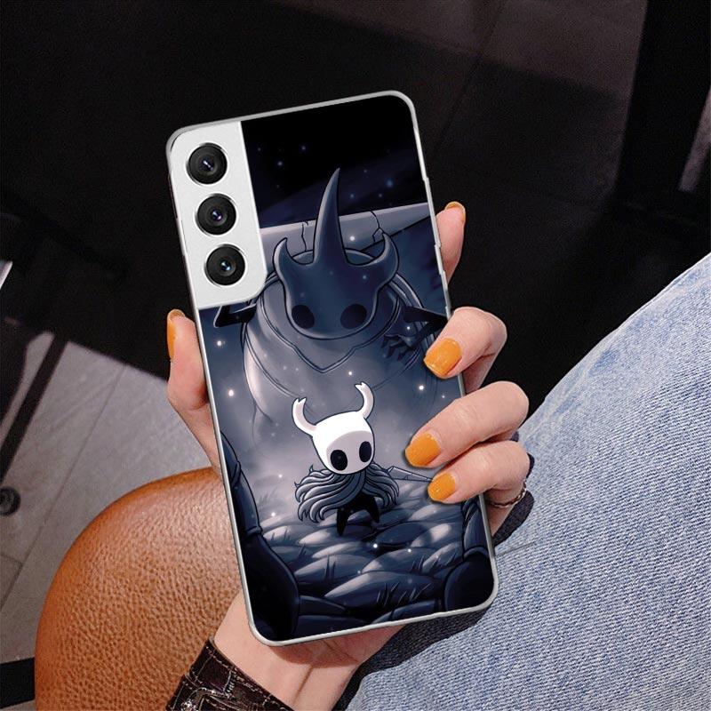 Мультяшный чехол для телефона Hollow Knight для Samsung Galaxy S24 S25 Edge S26 Ultra S23 S22 S21 Plus S20 FE + Персонализированный чехол с принтом Ga