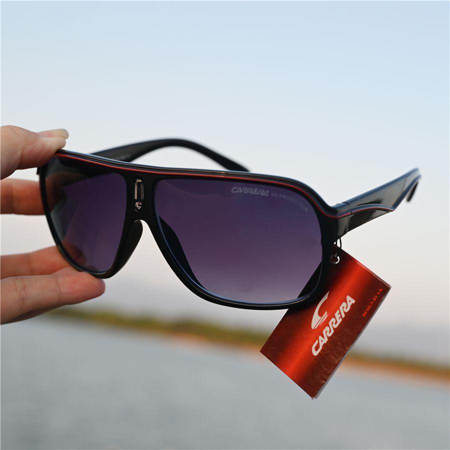 Carrera High Quality Sunglasses Men Unisex Trends Brand Design Vintage Retro Outdoor Sports Cycling Sunglasses Driving Glasses