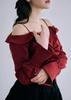 BYSEOWOO Sophie Off-Shoulder Blouse (Wine)
