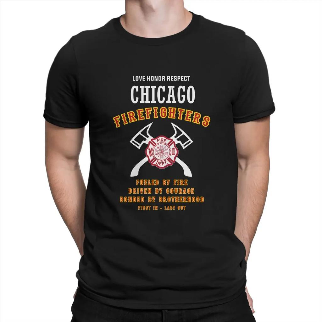 Футболка Chicago Fire Man ФУТБОЛКА ПОЖАРНЫХ ЧИКАГО Отличительная футболка Оригинальный стритвир Новый тренд
