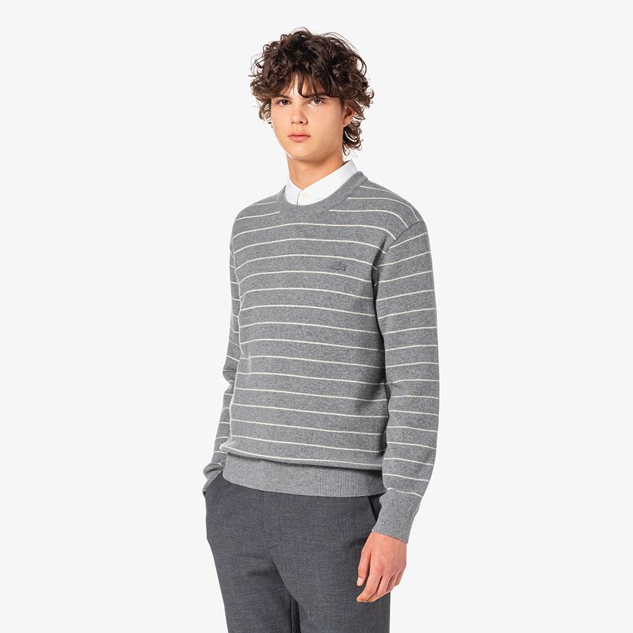 [lacoste] Men's Basic Crewneck Pullover AH596E-55NCCA