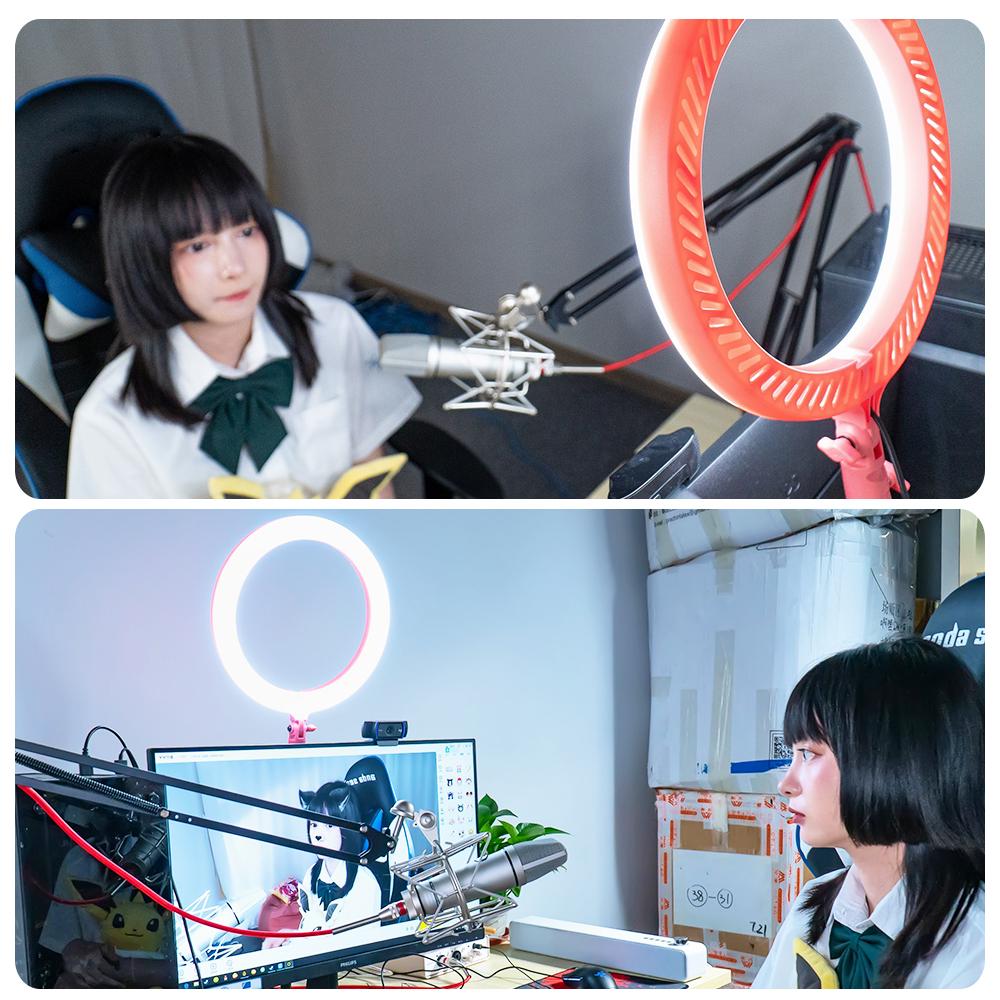 Godox LR120 12 Inch LED Ring Light Studio Photography Fill-in Light 3000K-6000K Bi-Color