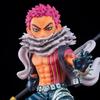 Аниме One Piece GK Фигурка Шарлотта Катакюри Битва с пончиком Калория 2 Модель ПВХ Фигурка Статуя Настольное украшение Игрушка Подарки