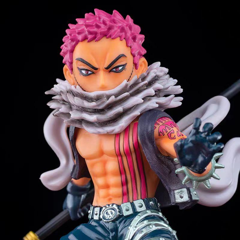 Аниме One Piece GK Фигурка Шарлотта Катакюри Битва с пончиком Калория 2 Модель ПВХ Фигурка Статуя Настольное украшение Игрушка Подарки