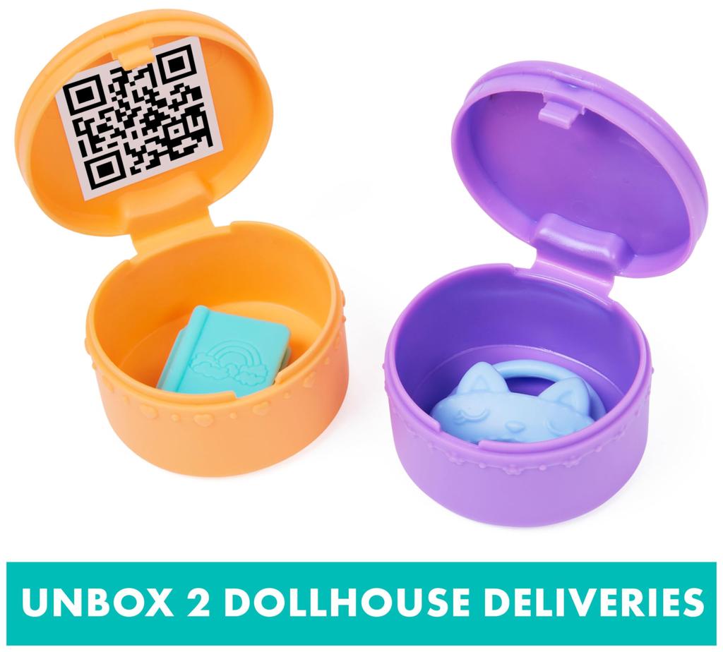 Кукольный домик Сладкие сны Спальня с кошкой 3 3 2 Доставка 1 Игрушка Подушка Гэбби, Фигурка, Аксессуары, Мебель, Предметы, Детский