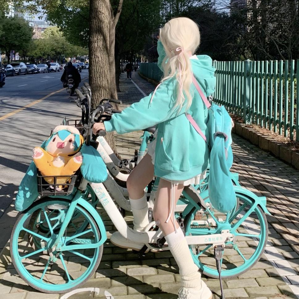 Harajuku Kawaii Y2k Стильные толстовки для женщин японский стиль Sweet Cat Ear на молнии большие толстовки с капюшоном куртка