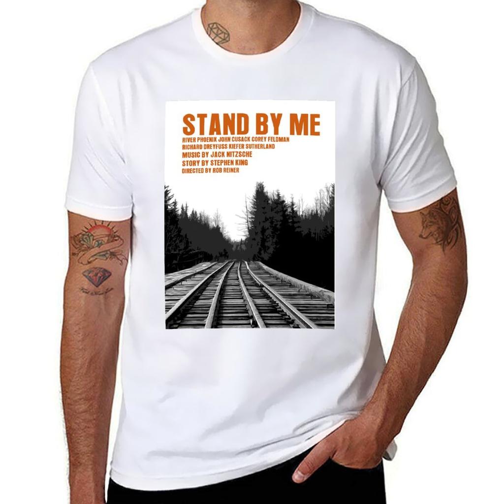 Stand By Me Movie Poster Tshirt Athletic Fit Sports Short Sleeve Top