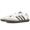 adidas Оригинальные кроссовки Samba Low top для скейтбординга, унисекс, коричнево-белые, IG1024(Команда40-)