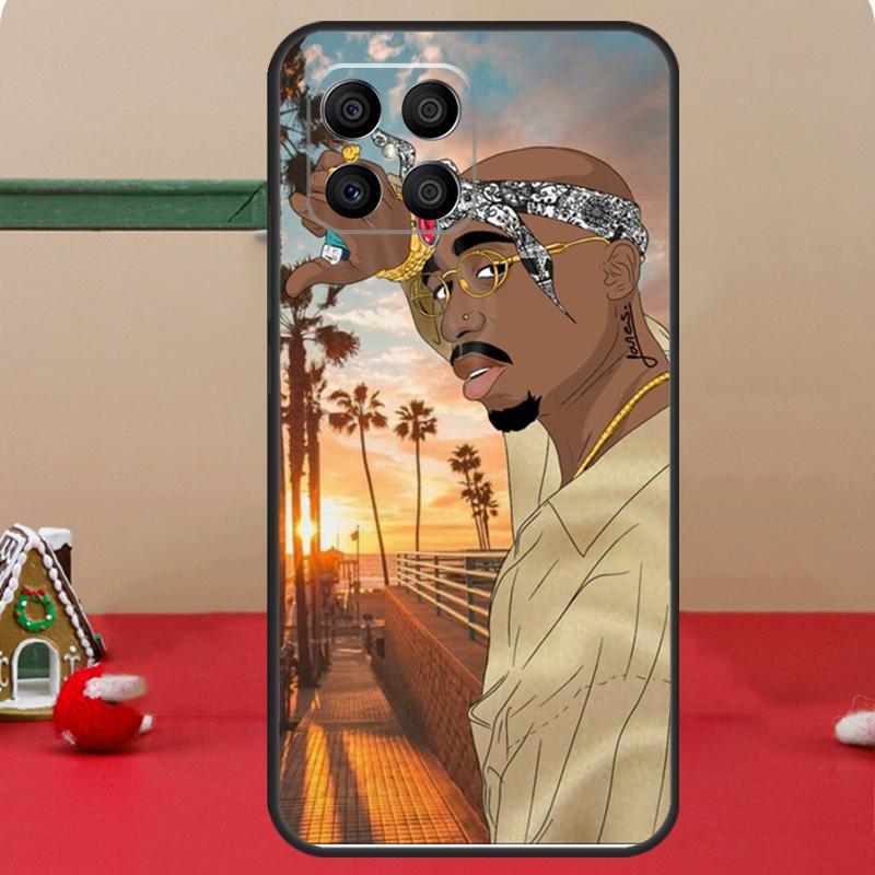 Чехол для телефона Hip Hop Певец 2Pac для Honor Magic 7 Lite 6 8 Pro Honor 400 200 70 90 X8c X8b X9a X9b X9c X9d Win RT