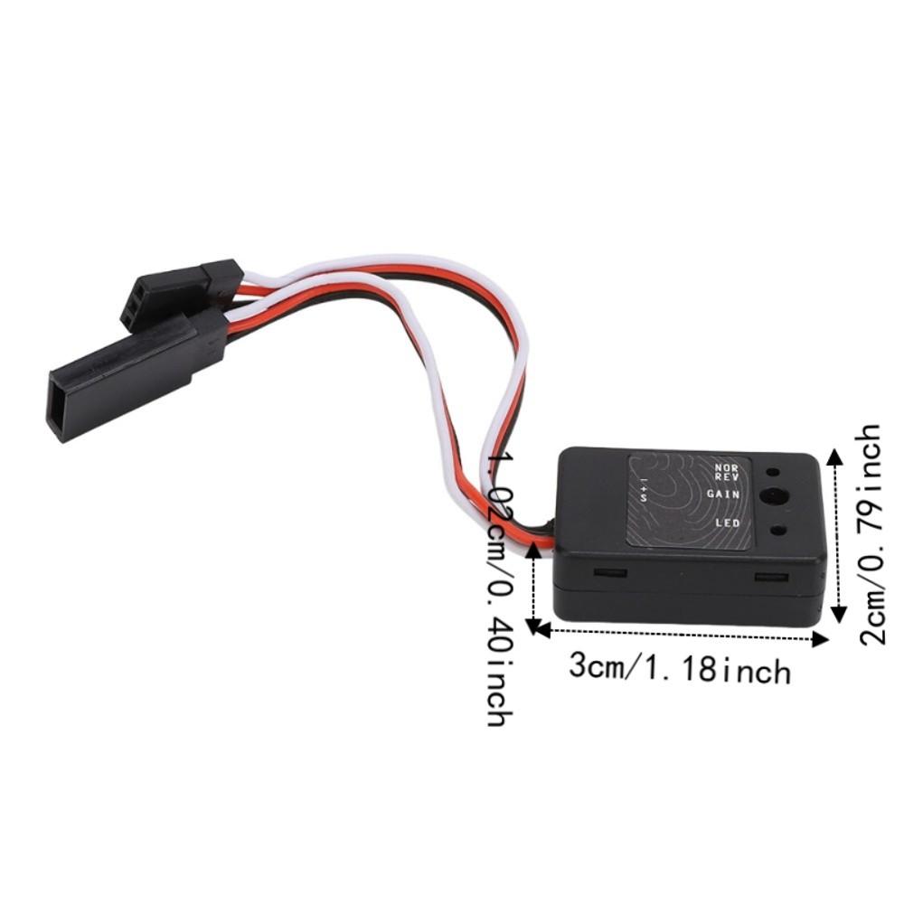Mini Mini Gyro Stabilizer 4.8-7.4V Voltage Gyro Stability Module for SCX10 For RC Car Racing