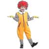 Mcdonald's Cosplay Parent-child Clown Costume Halloween Christmas Fastfood Clown Clothing Adult Children