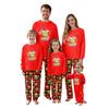 Комплект из топа и брюк с рождественскими принтами для всей семьи Одинаковые комплекты для всей семьи