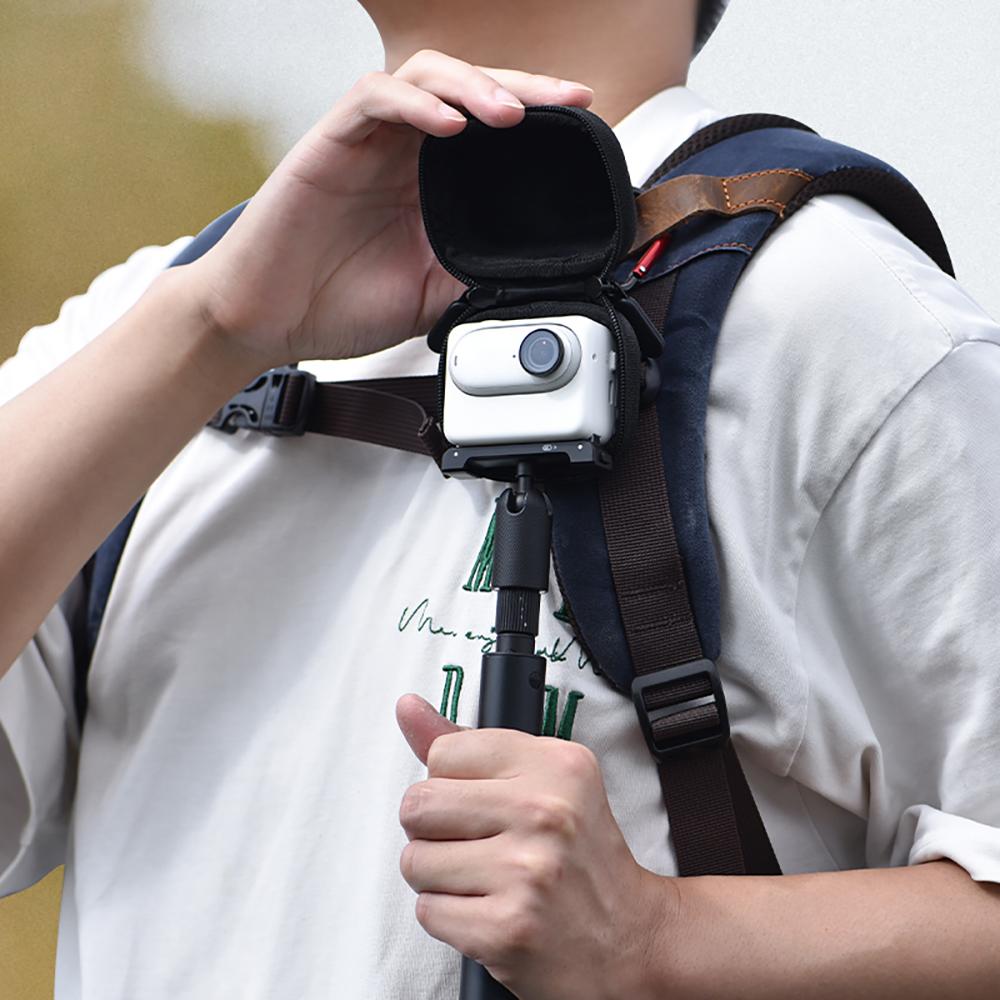 Чехол-сумка Мини Нагрудная сумка Для Insta360 GO 3/GO 3S Спортивная камера Сумка для хранения Защитная сумка для камеры на тело Портативные аксессуары