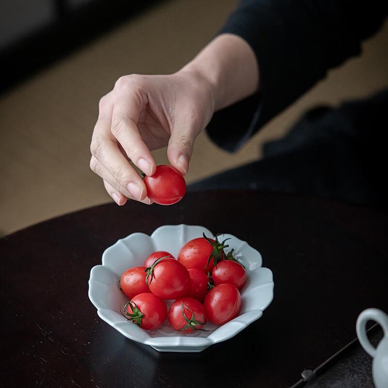 Керамическая тарелка для чая, закусок/фруктов Мин Лин