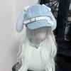 Готический Берет Лолиты Кавайная Шляпа Панк Кость Длинноухий Щенок Шляпа Для Женщин Девушек Косплей Шляпы Универсальная Шляпа от Солнца Подарки