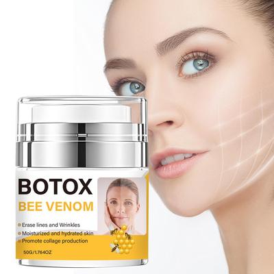Крем Botox Bee Venom - глубоко удерживает влагу и питает кожу, подтягивает кожу лица, подходит для всех типов кожи, 50 г