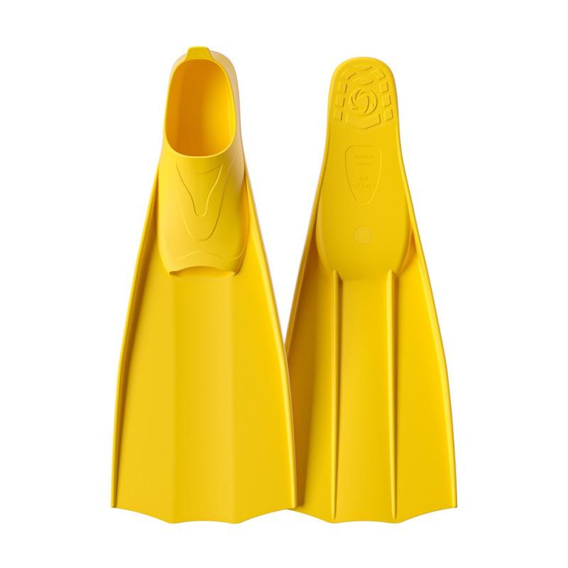 Adult Freediving Fin Open-Heel Long Blade Training Fins Scuba Snorkeling Swimming TPE Material