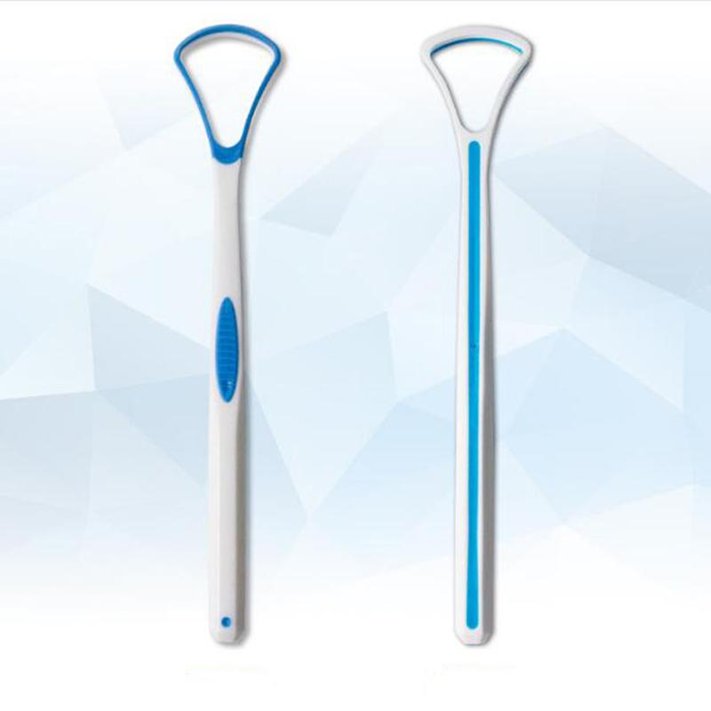 Скребок для языка Уход за полостью рта Пластиковый очиститель языка Щетка Инструмент для ухода за полостью рта