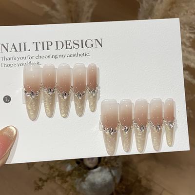 Легкая Роскошь Ледяной Прозрачный Пятнистый Французский Сложенный Дрель Нитка Французская Алиса Съемная Носимая Броня