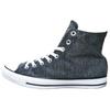 Ct As Hi Comfortable Simple High-Top Canvas Shoes Unisex Sneakers Black Gray 155371C