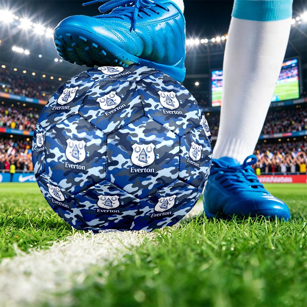 Футбольный мяч Everton Football, размер 5, с принтом, противоскользящий, для взрослых, сувенир для футбольных фанатов