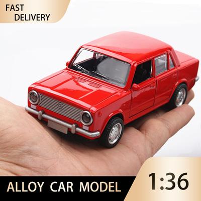 1:36 LADA Сплавная Модель Автомобиля Литые Игрушки Транспортные Средства БЕЗ Световых и Звуковых Эффектов Автомобиль для Мальчиков Подарки на День Рождения Детские Игрушки Машинки