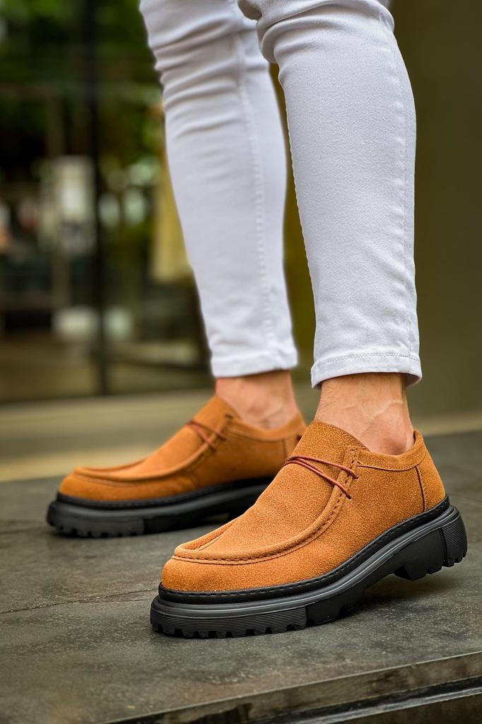 Chekich H Новая коллекция CH2404 Замок Мужская обувь Белый Черный Коричневый Рыжий