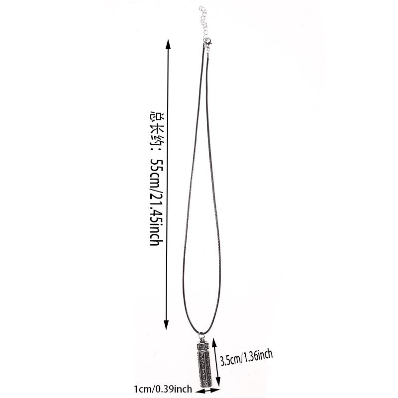 Мини-коробка для таблеток с подвеской из нержавеющей стали, водонепроницаемый чехол для кемпинга, путешествий, отдыха на природе, портативный чехол для таблеток с модным ожерельем-цепочкой