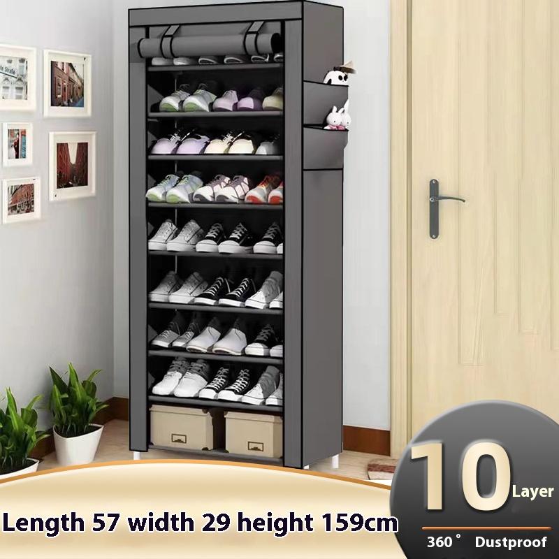 Многослойный нетканый шкаф для хранения обуви, прихожая, домашняя мебель, подставка, держатель, шкаф, пылезащитная полка, экономящая место