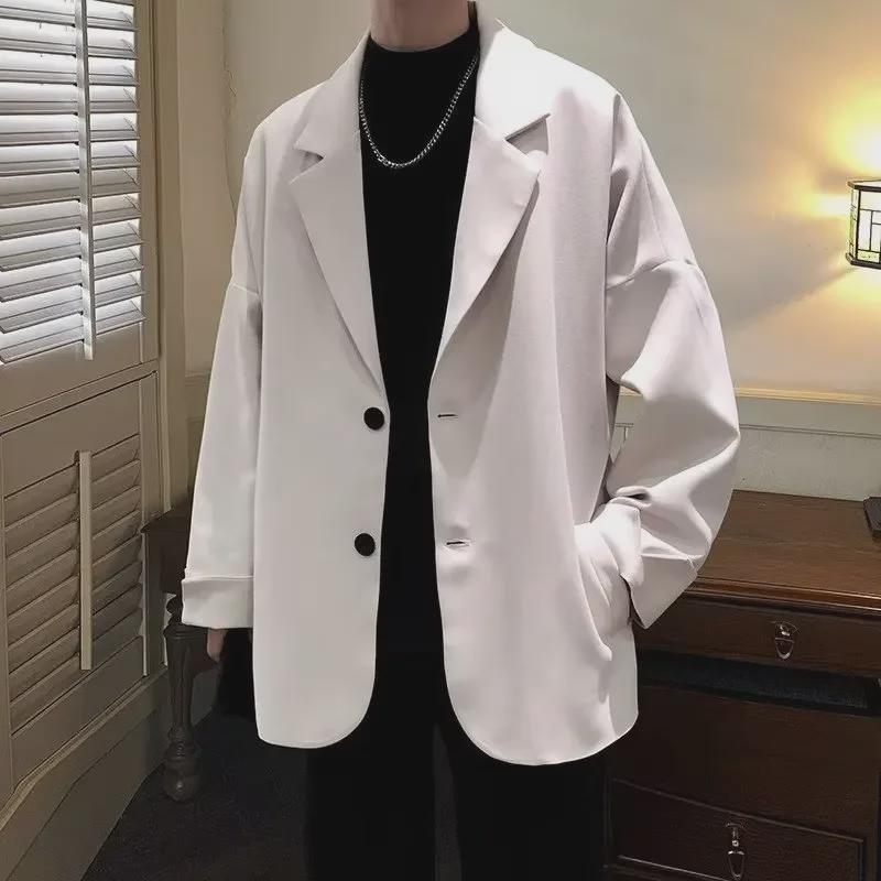 2024 Trendy Korean Men's Loose Suit Jacket: Stylish All-Match Spring/Autumn Top