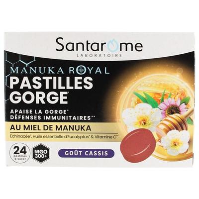 Santarome Пастилки для горла Манука - Раздраженное горло - 24 пастилки