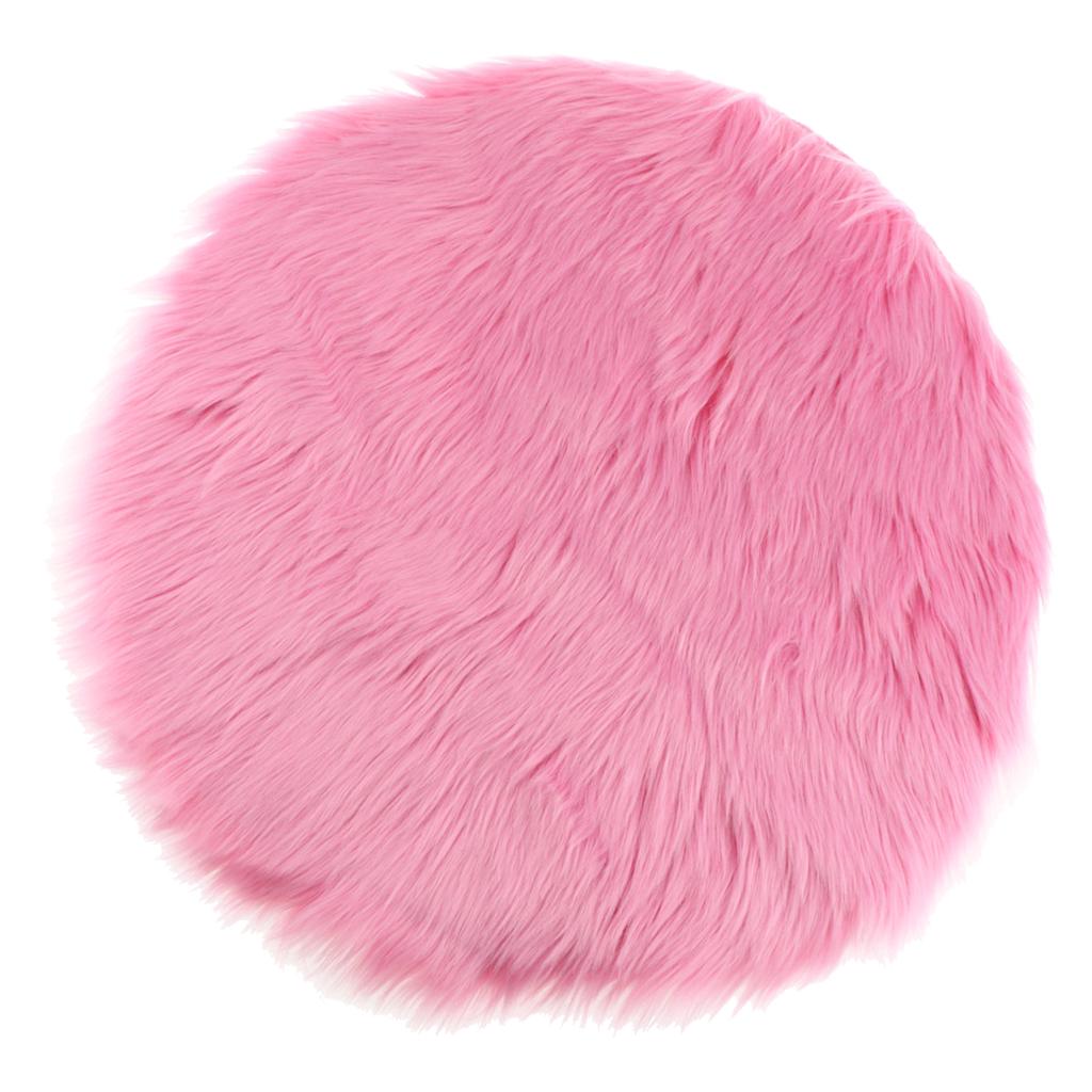 Round Car Stool Seat Cushion Floor Mat ry Sofa Pad