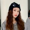 Women's Autumn and Winter Korean Style Fashion Cold Hat Trendy Cute Cat Student Warm Knitted Hat