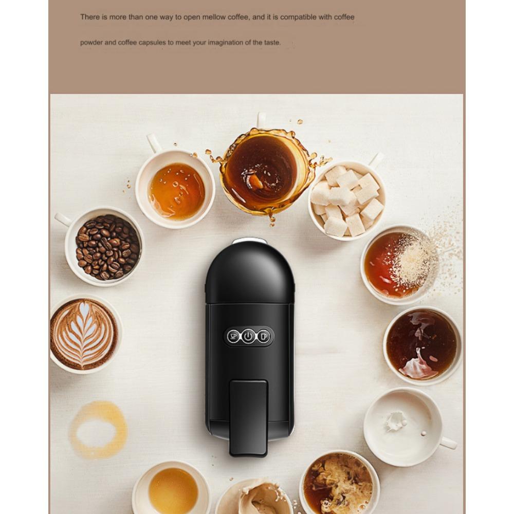 Italian Capsule Coffee Machine Portable Office Commercial Small Household American Coffee Pot 19pa