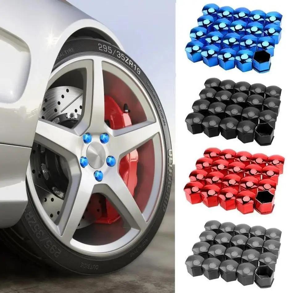 New 20 Pcs Screw Cover Anti-rust Bolt Rims Exterior Decoration Suitable Car Wheel Nut Caps Decorative