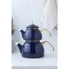 Чайник Piraye, темно-синий, эмалированный