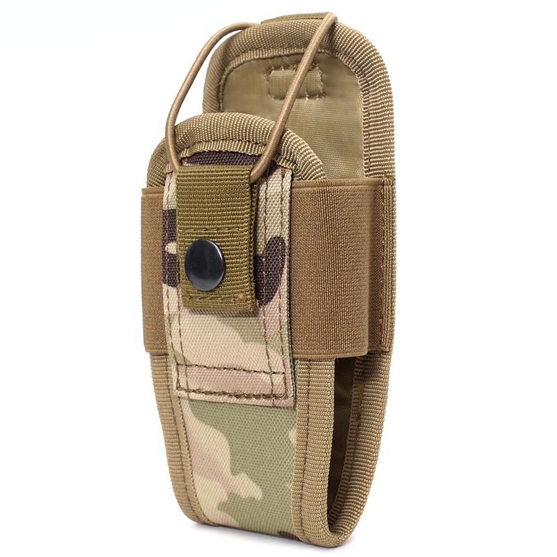 1000D Molle Radio Walkie Talkie Pouch Waist Bag Holder Pocket Portable Interphone Holster Carry Bag for Hunting Camping