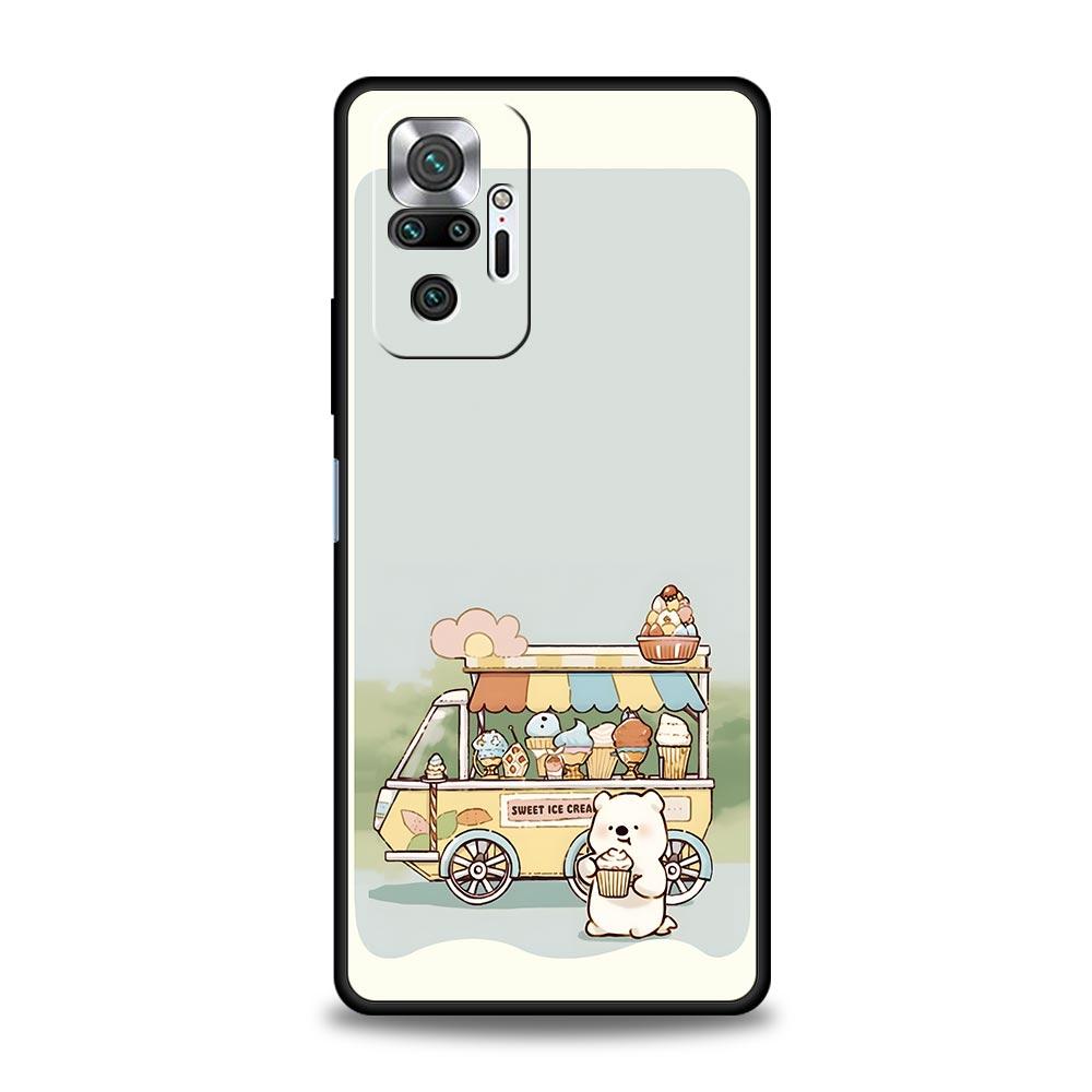 Милый Мультяшный Чехол для Телефона с Собакой, Кошкой, Машинкой для Xiaomi Redmi Note 15 14 13 12 5G 11 10 Pro Plus 4G 9S 14C 13C 12C 10C Мягкий ТПУ Чехол