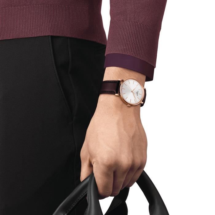Montre - TISSOT - Everytime Gent - 40mm - Quartz - Acier PVD or - Chic