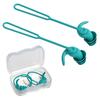 1 Pair Silicone Corded Ear Plug Waterproof Waterproof Earplug Safe Swimming Earplugs  Adults Kids