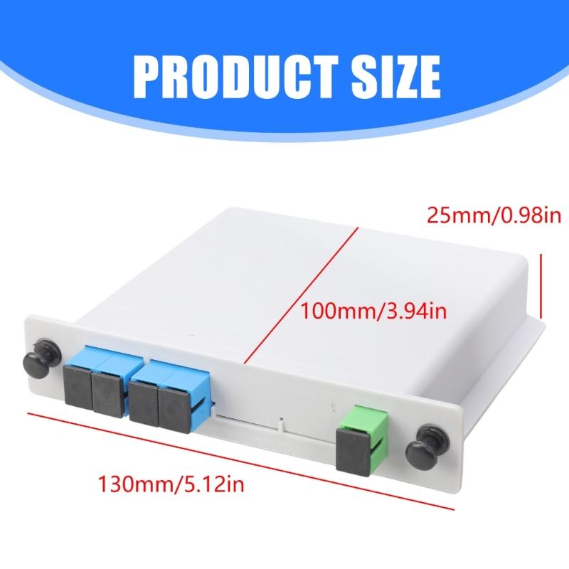 1x4 UPC PLC Оптический сплиттер-карта для оптоволокна Вставка интернет Оборудование для комнаты для эффективного распределения сигнала в сети