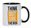 Think Outside The Box Inspirational Positive Quotes 11Oz Ceramic Coffee Mug