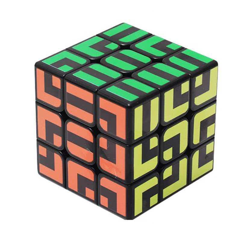 Игрушки Обучающий Лабиринт Куб 3x3x3 Сложные Головоломки Решение Задач IQ Вызов для Взрослых Детей Мальчиков Девочек