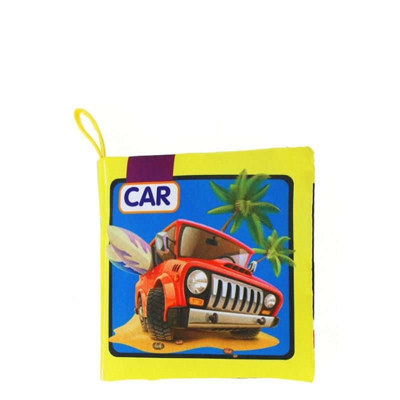 Детское раннее образование, познание, интеллект, изучение английского языка, тканевая книга