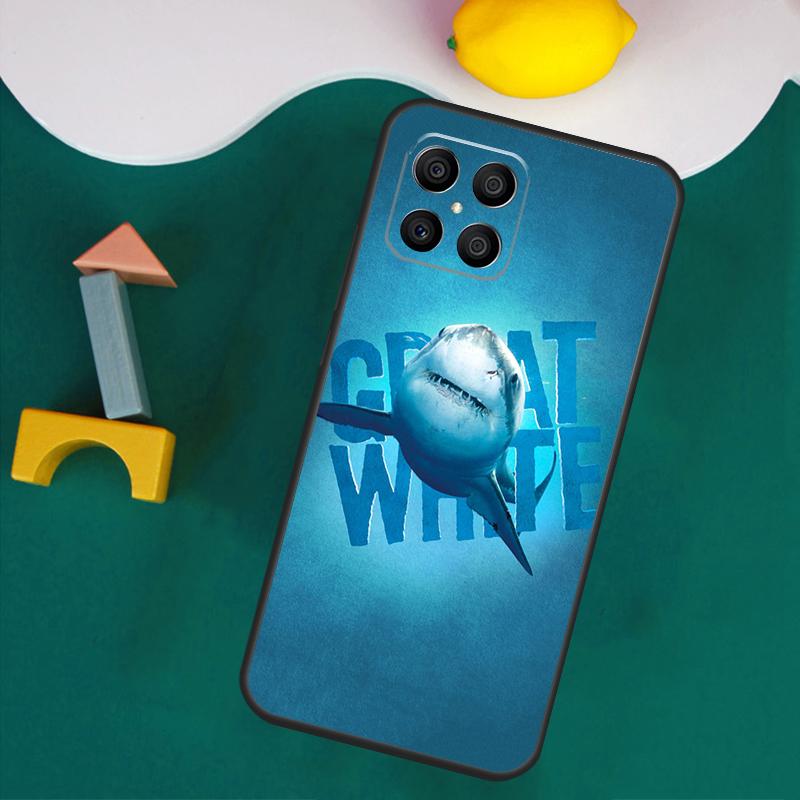 Чехол с акулой и косаткой для Honor 200 Lite 50 70 90 X9a X8a X8 X9 X8b X9c X9b Honor Magic 5 6 Pro 7 Lite